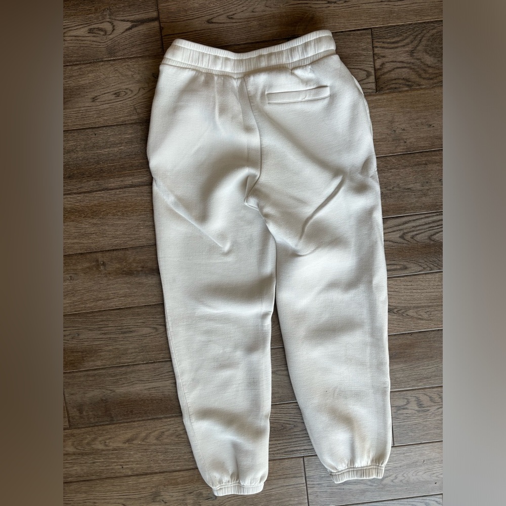 Forever 21 Cream Scuba Knit Drawstring Joggers Size S - Picture 5 of 8